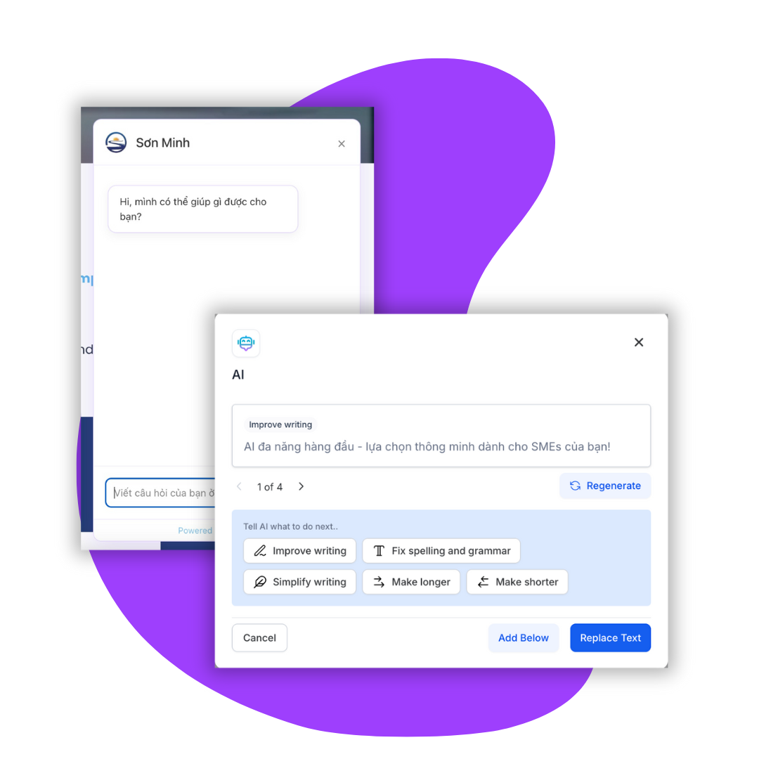AI Assistant systems interface